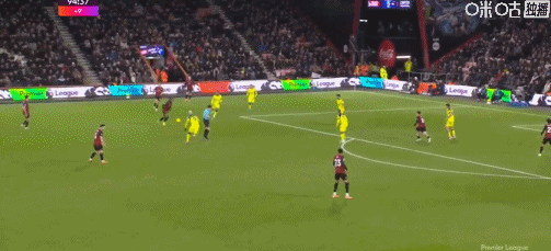 第90+5分钟，塞门约补时轰出世界波，伯恩茅斯3-2热刺